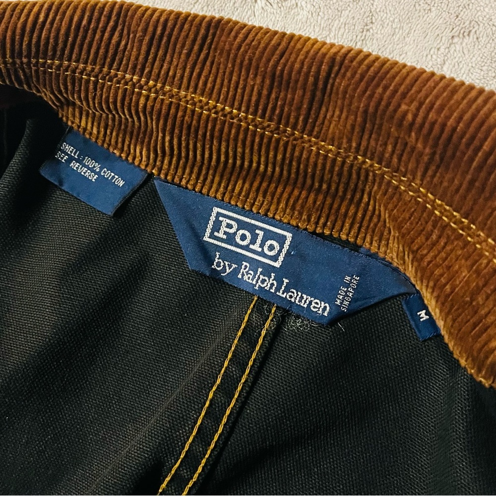 Vintage Polo Ralph Lauren Black Chore Coat Barn Jacket Men’s Size Medium - Picture 4 of 4